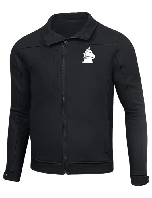 Cornerstone Charcoal Duck Bonded Soft Shell Jacket w/Blackbeard Logo