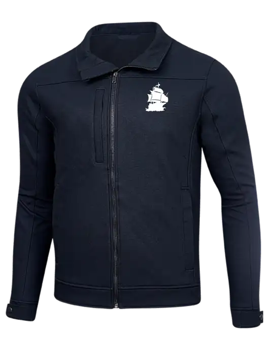 Cornerstone Navy Duck Bonded Soft Shell Jacket w/Blackbeard Logo