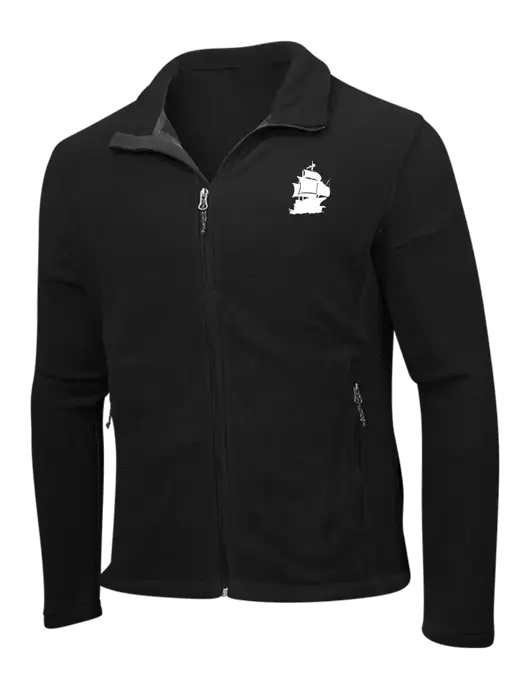 Black Fleece Jacket w/Blackbeard Logo
