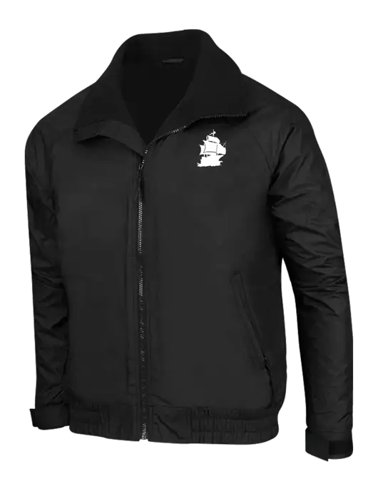 True Black/True Black Classic Competitor Jacket w/Blackbeard Logo