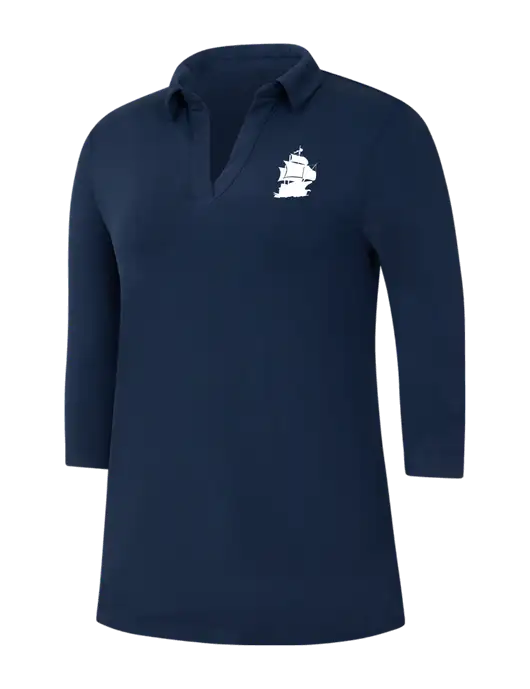 Navy Womens Luxe Knit Tunic w/Blackbeard Logo