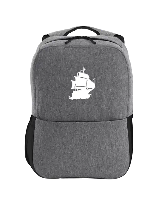 Access Square Laptop Graphite Heather/Black Backpack w/Blackbeard Logo