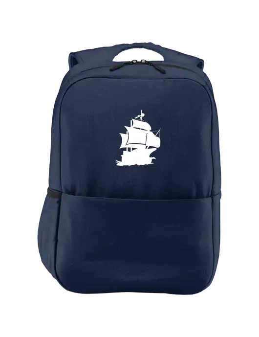 Access Square Laptop River Blue Navy Backpack w/Blackbeard Logo
