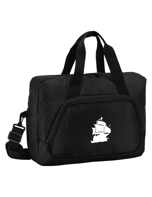 City Black Laptop Briefcase w/Blackbeard Logo