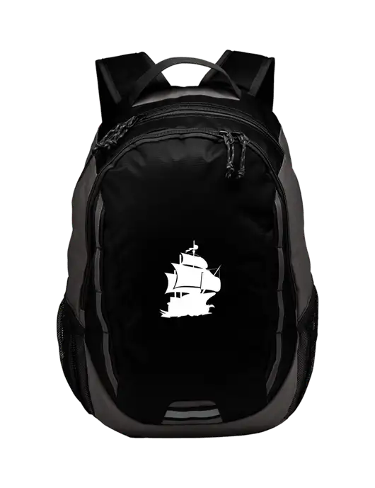 Ridge Black/Dark Charcoal Laptop Backpack w/Blackbeard Logo