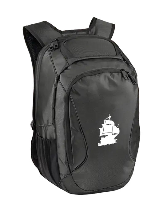Stealth Dark Grey/Black Laptop Backpack w/Blackbeard Logo