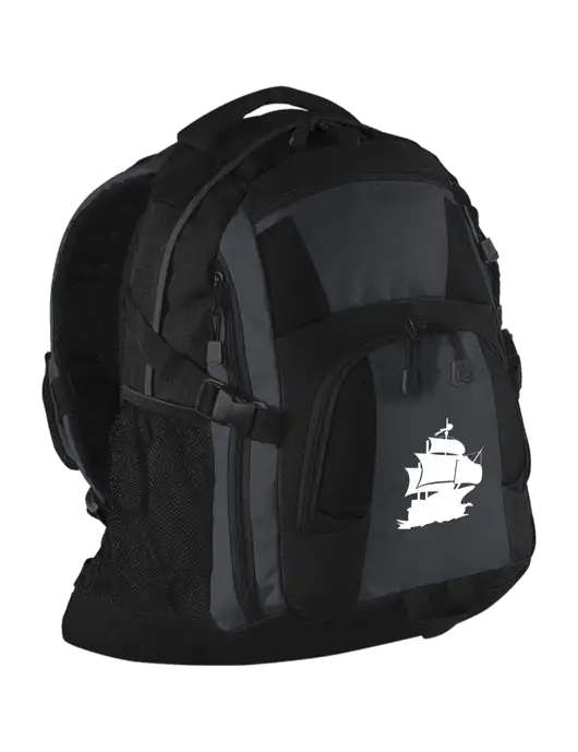 Urban Black/Grey/Black Laptop Backpack w/Blackbeard Logo