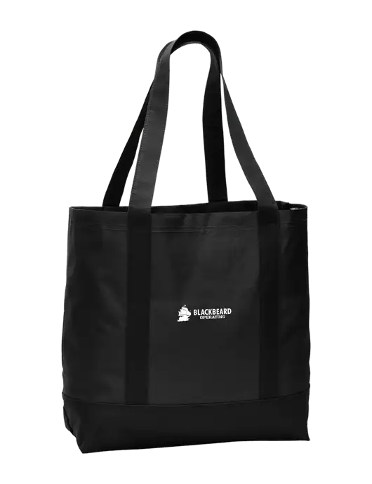 Carryall Black/Black Day Tote w/Blackbeard Logo