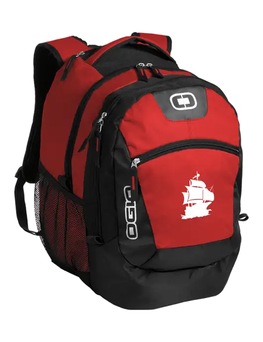 OGIO Red Rogue Pack
 w/Blackbeard Logo